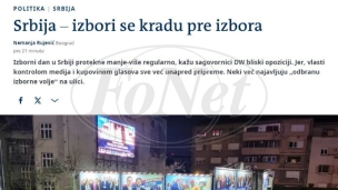 Sve završeno pre izbora